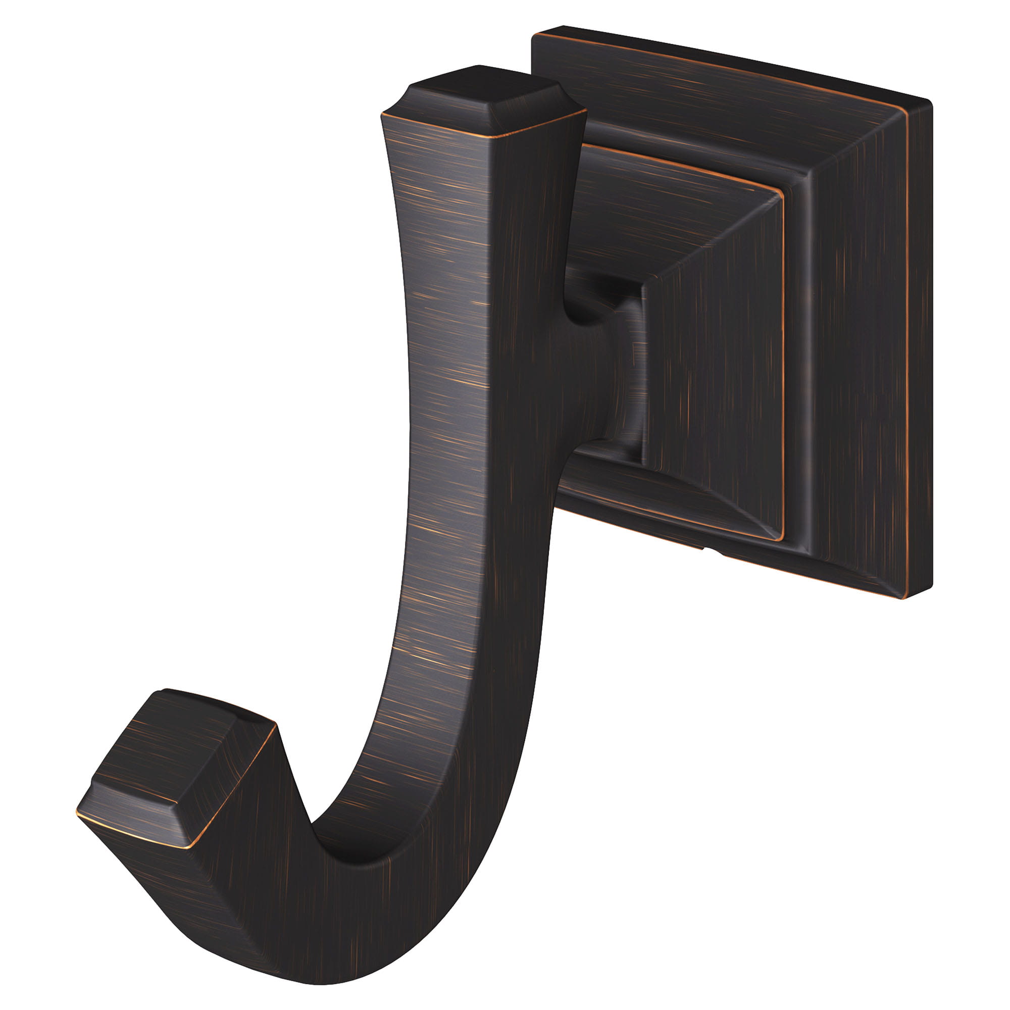 Town Square S Double Robe Hook LEGACY BRONZE